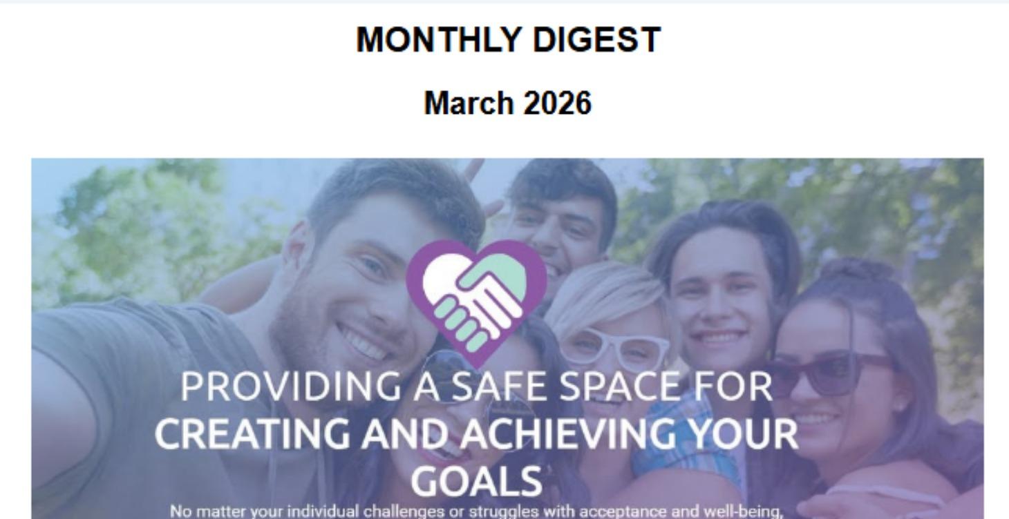 Mental Health & Wellness Monthly Newsletter