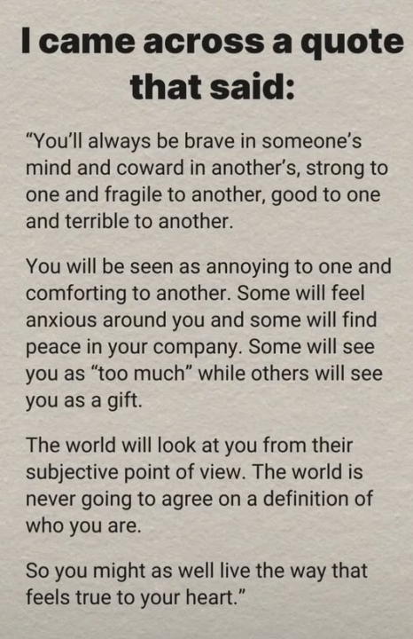 Live True to Your Heart