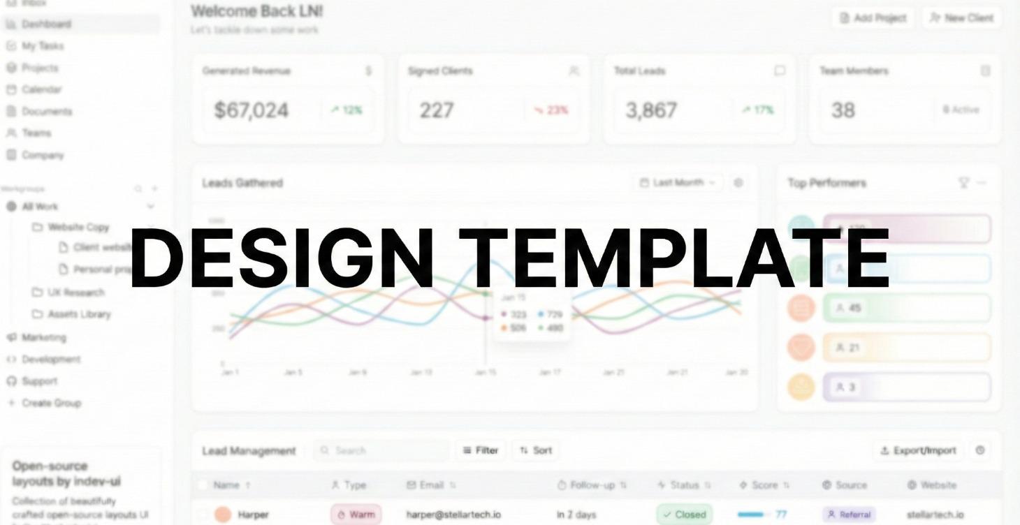Design Templates for Web & Notion