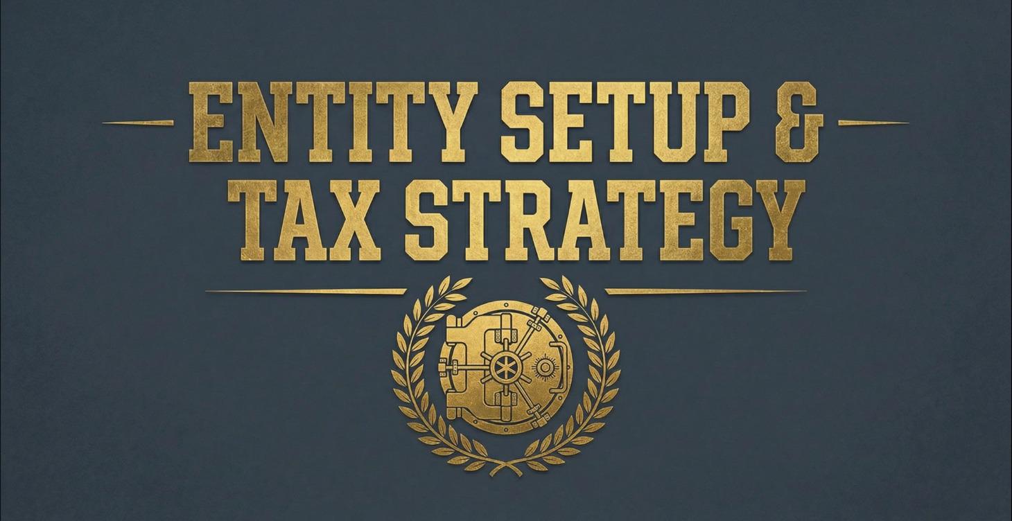 ENTITIY SETUP & TAX STRATEGY