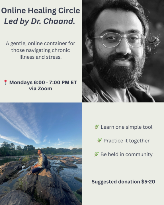 Monday Healing Circle Led by Dr. Chaand