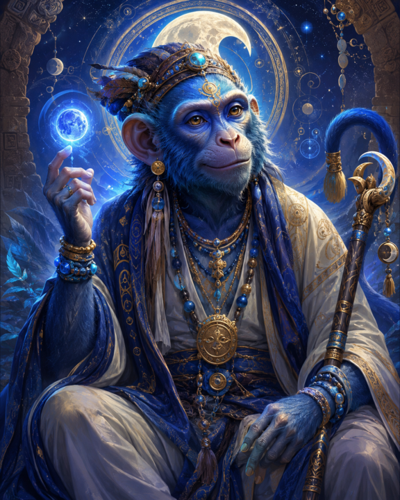 Kin #171 Blue Lunar Monkey - 🌟 Theme: Balancing Emotion Through Joy & Play
