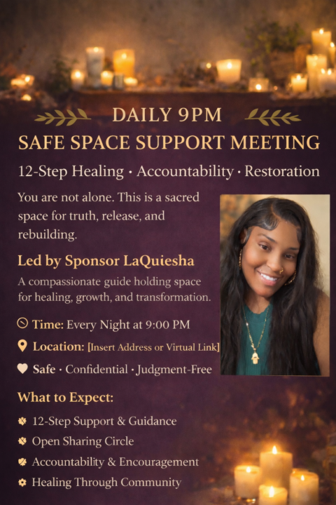 Safe space support meeting