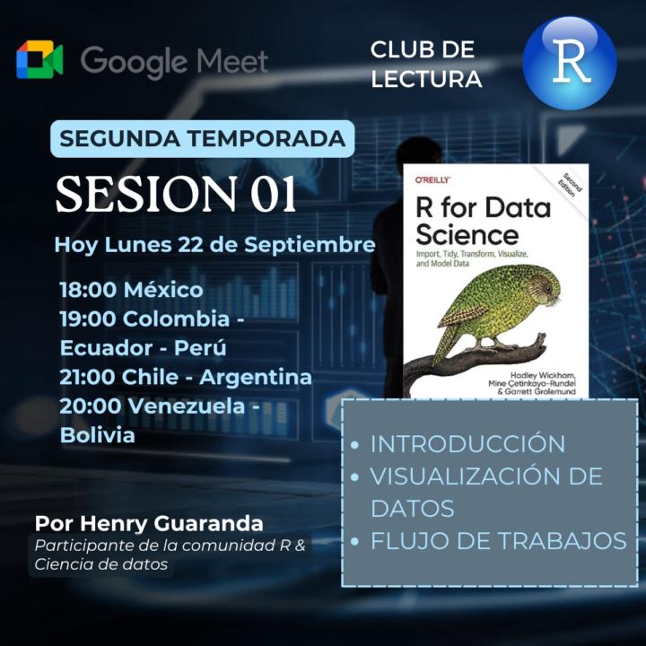 Club de lectura: R para ciencia de datos.
