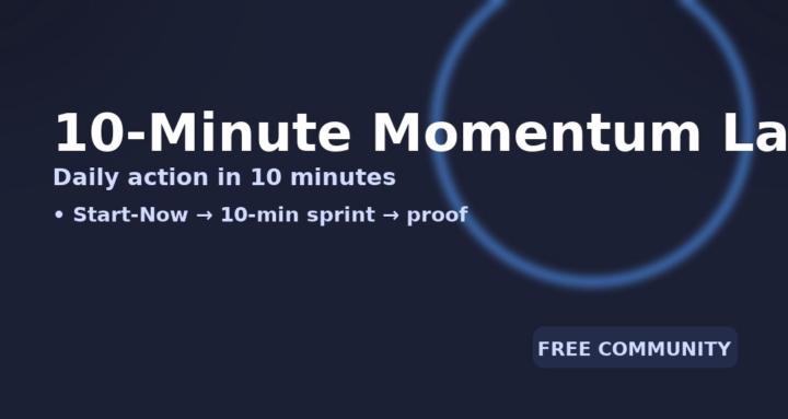 10-Minute Momentum Lab