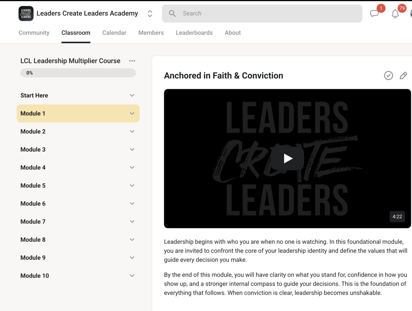 Leaders Create Leaders Academy