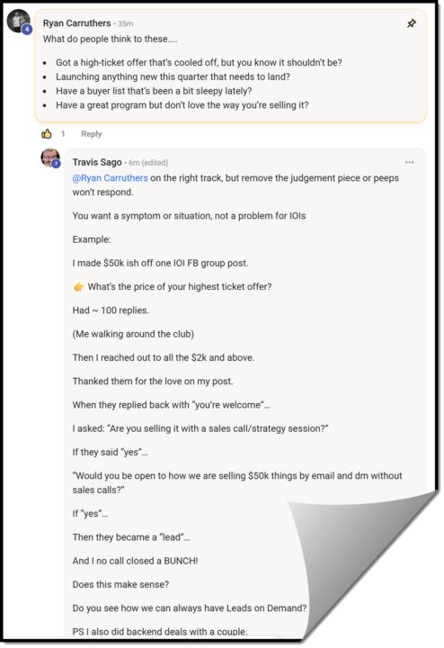 ~$50k with one FB Group Post