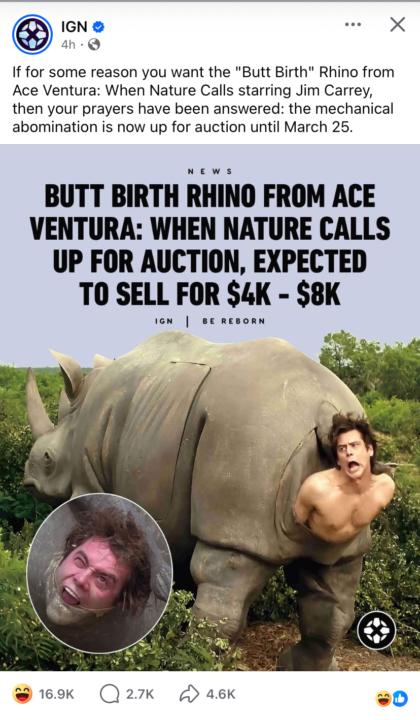 Proof ANYTHING can be auctioned off