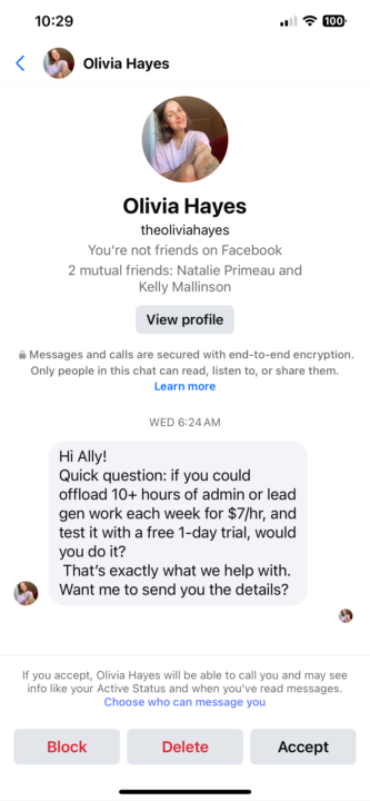 Here’s what NOT to do…