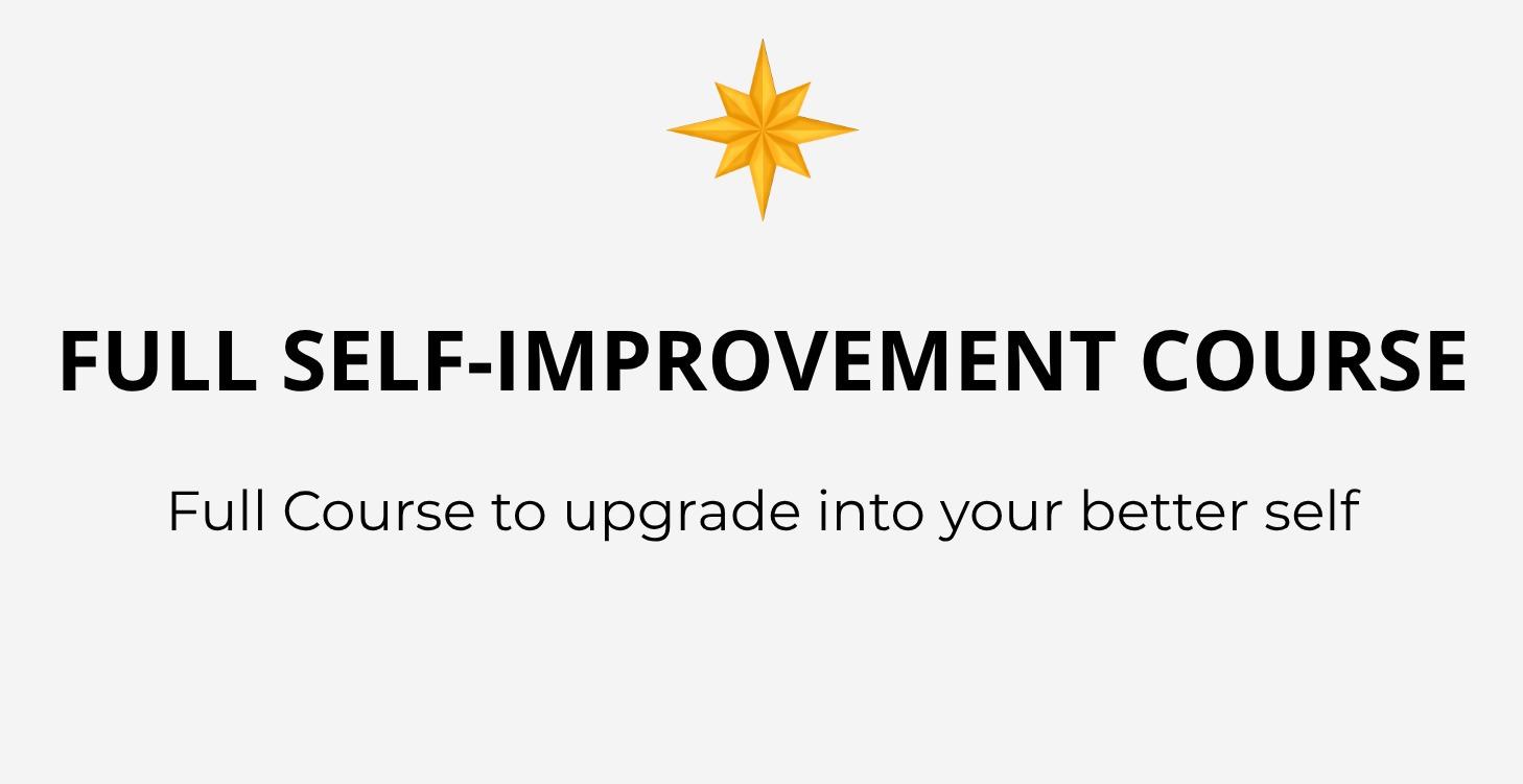 FULL self-improvement course