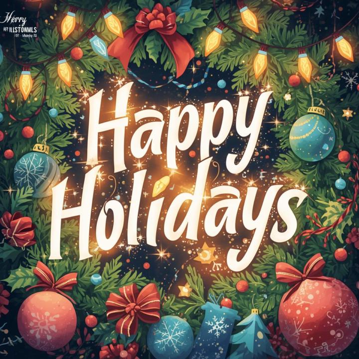 Merry Christmas and Happy Holidays!