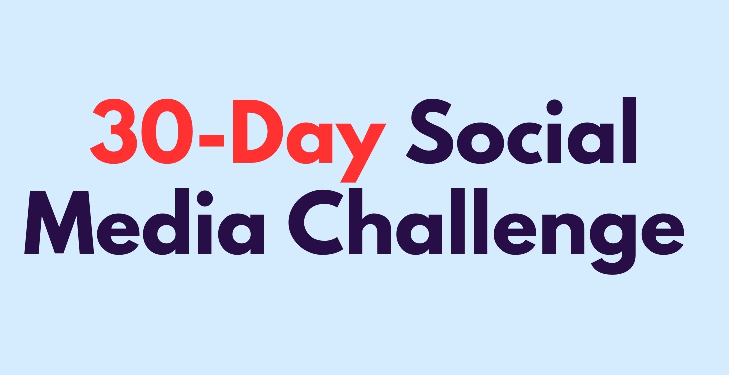 30-Day Social Media Challenge