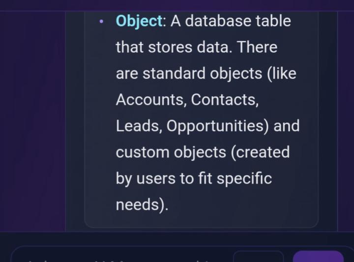 SALESFORCE TERMINOLOGY
