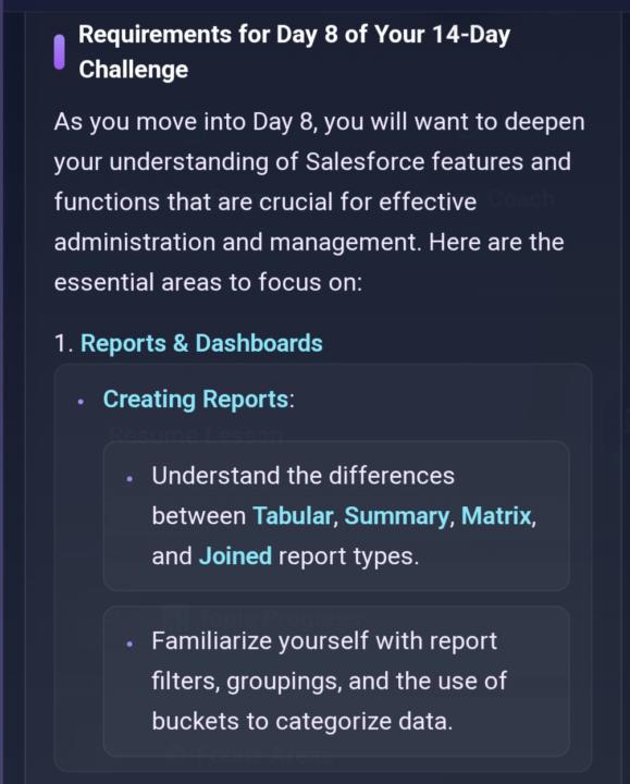 DAY 8 CHALLENGE IMPORTANT POINTS