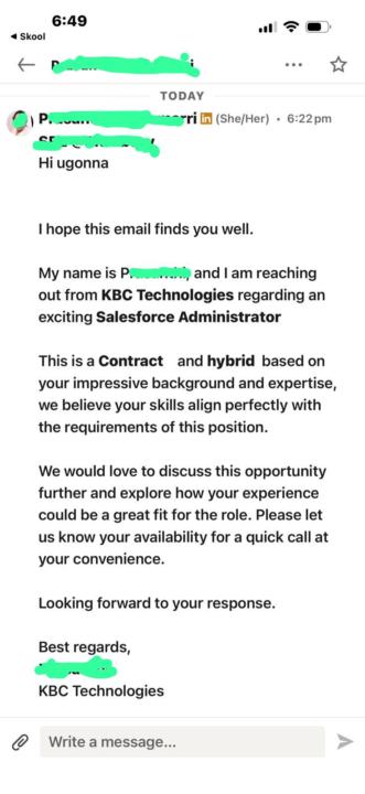 🚨 Guys, A Recruiter Just Messaged Me On LinkedIn And I’m Not Even Certified Yet!