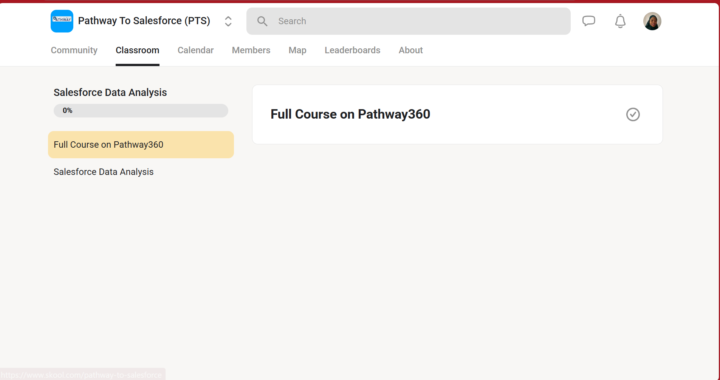 Unable to Enroll for Full course on Pathway 360