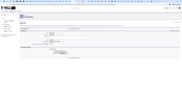 Approval processes trial