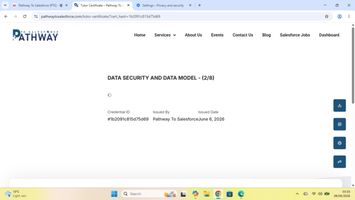 Difficulty Downloading Certificate
