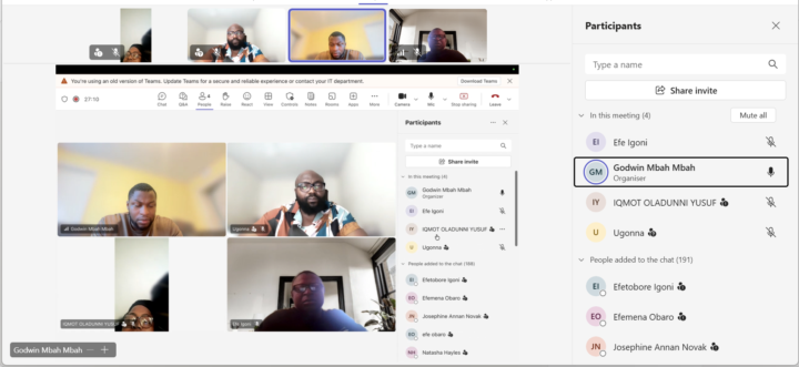 Interview Session is live now 