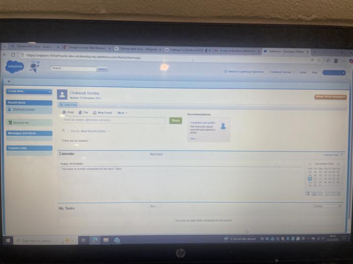 Developer org  classic environment 