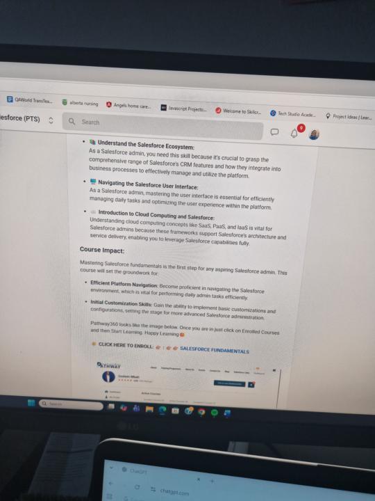 Access to Salesforce fundamentals 