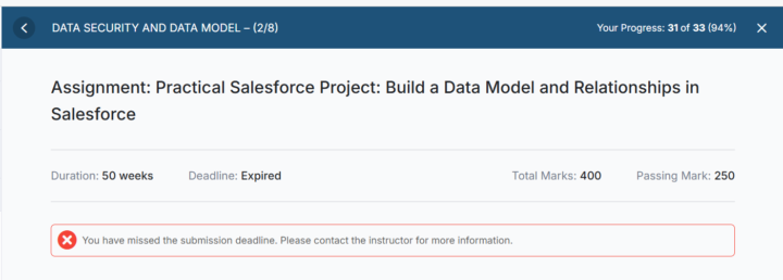 Help: Deadline issue