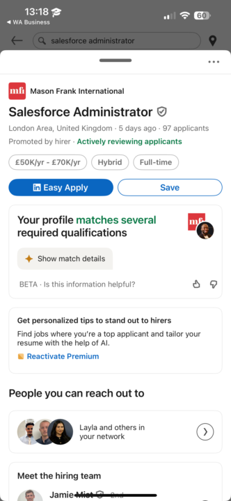 Salesforce Admin Job: Salary up to £70,000 Apply If You Are Ready: London Area
