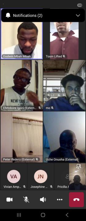 We are live. 
