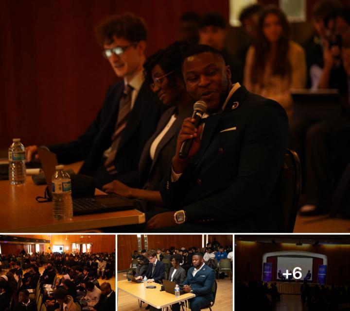 Last week I was invited to judge Over 400 Students
