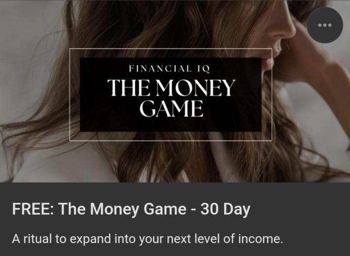 THE MONEY GAME - STARTS 1 APRIL