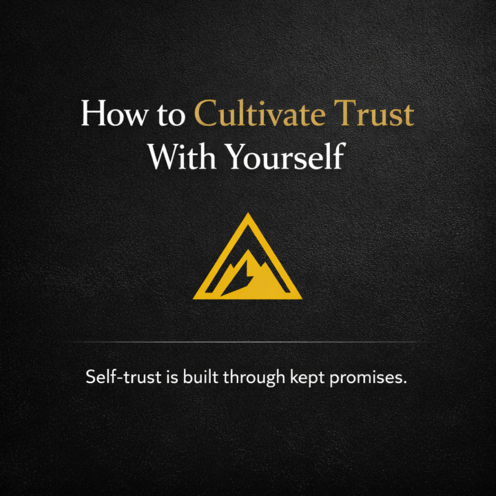 How to Cultivate More Trust With Yourself