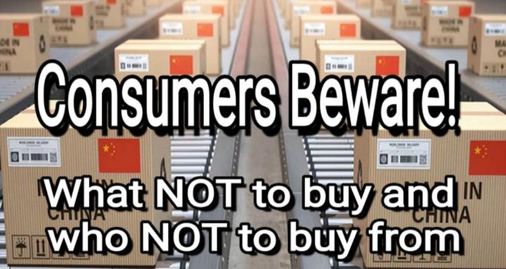 Consumers beware! 