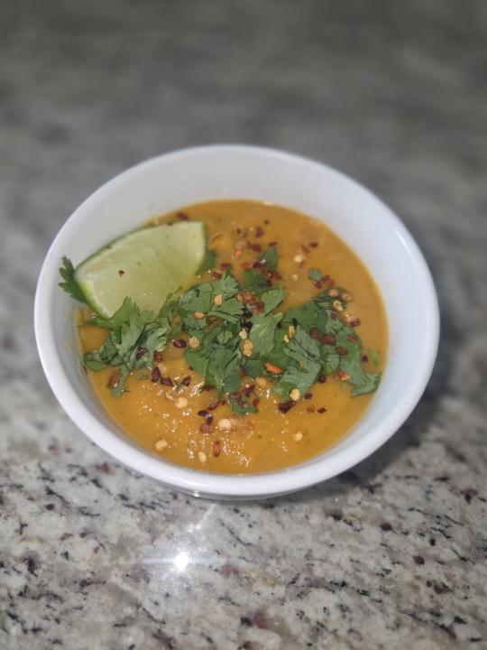 Sweet Potato and Carrot Soup for the win! 🥕🥕🍠🍠