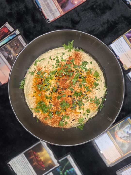 Homemade Hummus for the win. 