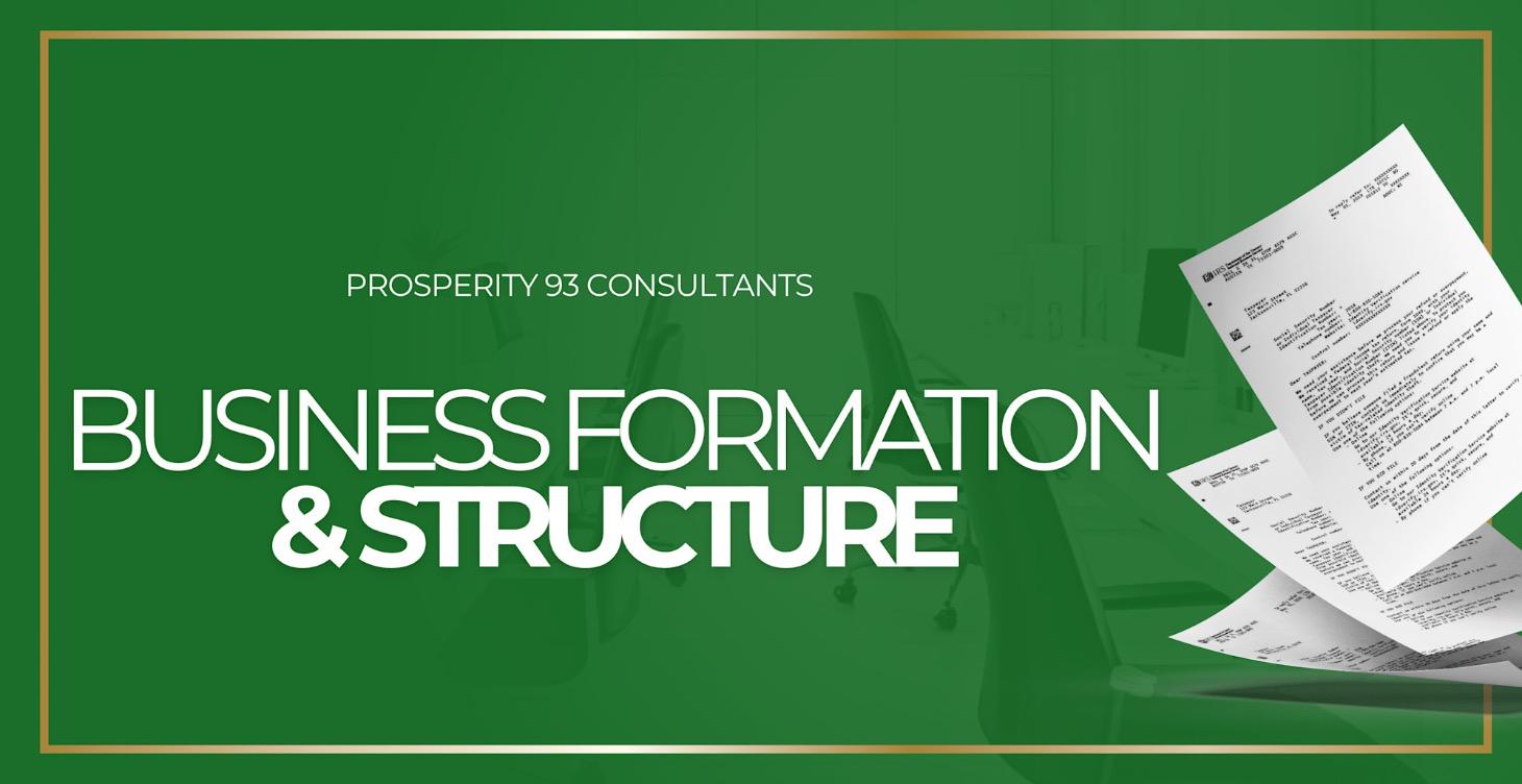 Business Formation & Structure