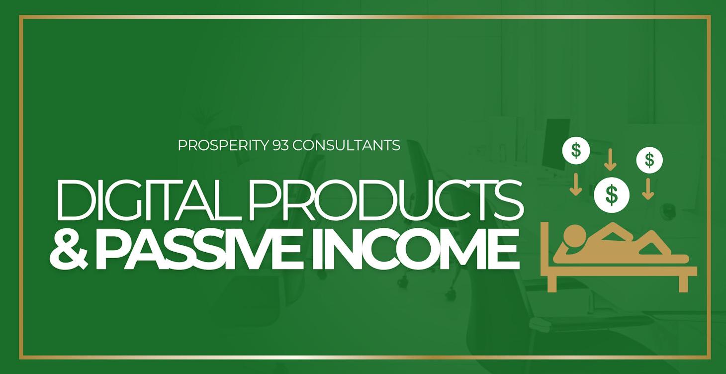 Digital Products & Passive Income