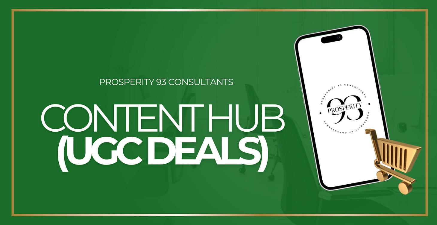 Content Hub| UGC Deals