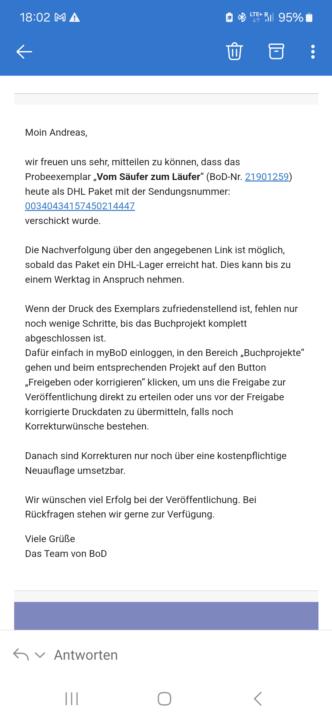 Es ist soweit...