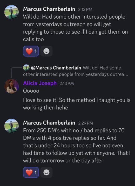 Marcus went from getting ghosted on every outreach to booking multiple sales calls