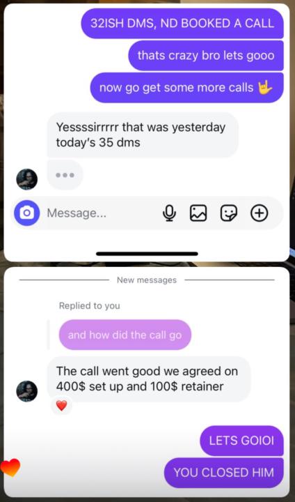 Kash Made An Extra $400 + $100/m from a client yesturday