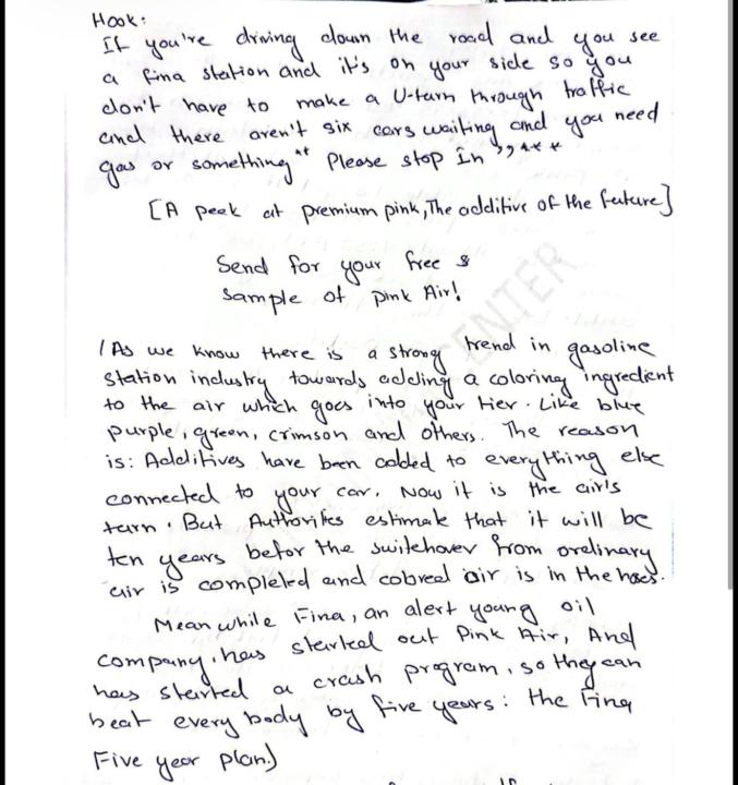 Hand copy