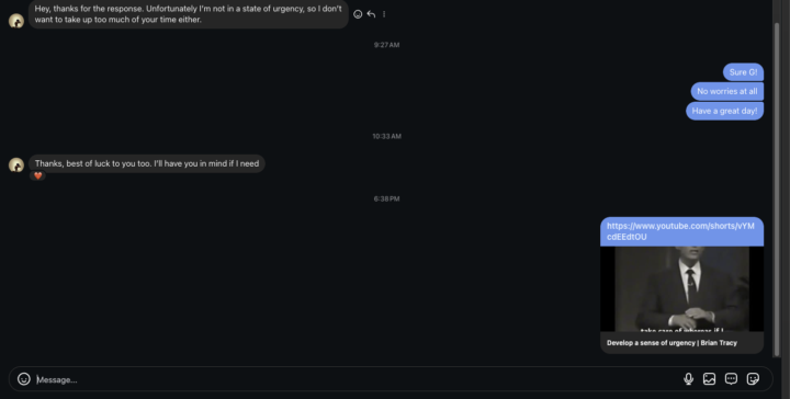 POV: Normal day of Objection Handling.