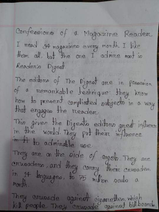 Lessons from Handcopying David Ogilvy's ad for The Reader's Digest 