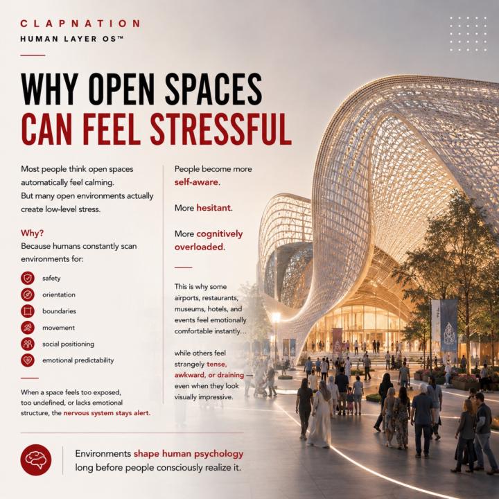 Why Open Spaces Can Feel Stressful