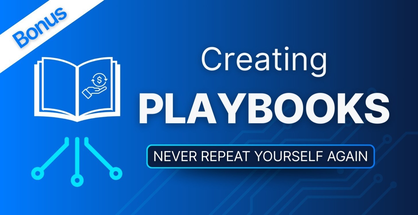 The Playbook Creation Guide