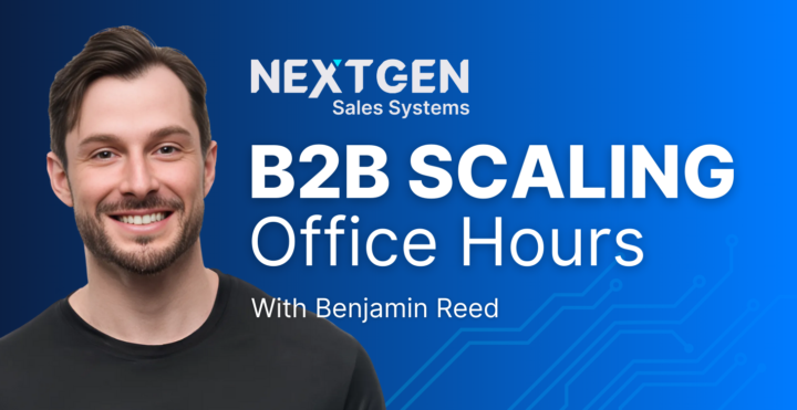 1 hour notice: Live Zoom Call With Ben Reed (3 p.m. EST)