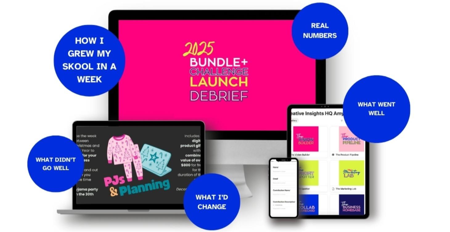 2025 Bundle / Challenge Launch Debrief