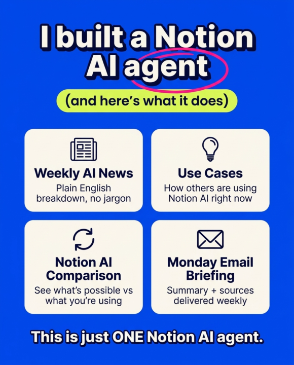 I built a Notion AI Agent yesterday 👀