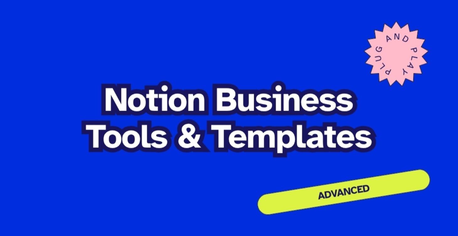 Notion Business Templates and Trainings