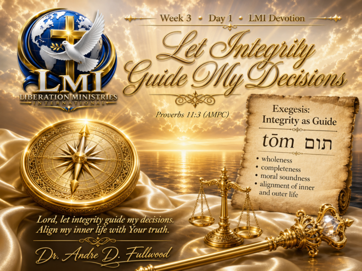 Week 3 - Day 1: LET INTEGRITY GUIDE MY DECISIONS